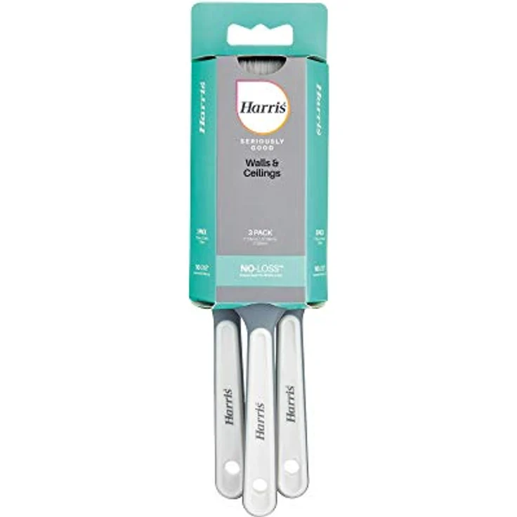 Harris 102011008 Wand- & Decken-Set, 1 x 1, 1 x 1,5, 1 x 2 Pinsel – Bild 2