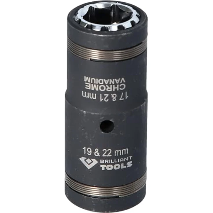 Brilliant Tools 4in1 Kraft-Stecknuss-Satz BT691, 2-teiliges Bit- und Steckschlüsselset 1/2" mit 4 Größen in einer Stecknuss – Bild 4