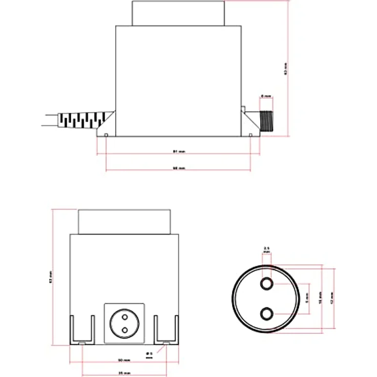 JBA48V-12-1800U Netzteil 2 polig IP44 12 Volt 1800 mA 21.6 VA AC-AC - Jebao – Bild 6