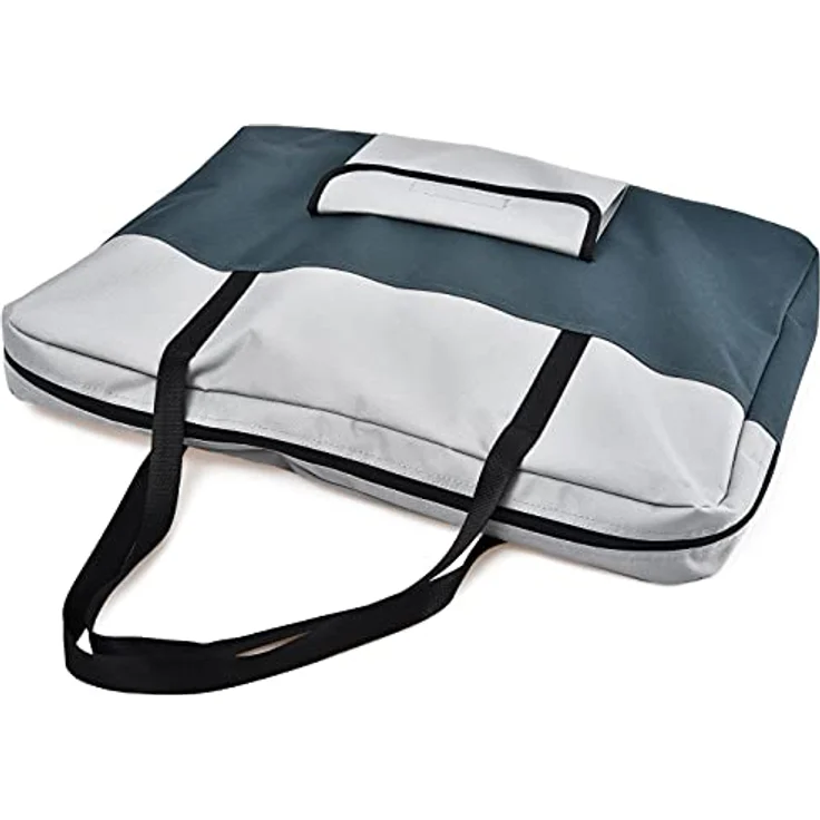Dehner Lieblinge Transporttasche Brian für Hund oder Katze, ca. 76 x 51 x 48 cm, Polyester/Kuntstoff, grau – Bild 4