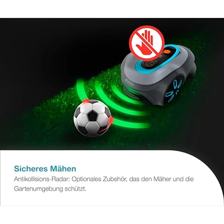 Gardena Mähroboter smart SILENO max 1.500 m², KI-gestützte Technologie, präzises Mähen entlang fester Kanten – Bild 7