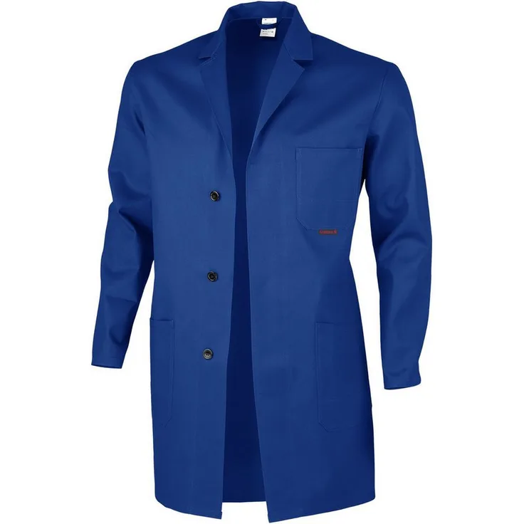 QUALITEX HIGH QUALITY WORKWEAR Arbeitsjacke BW 270 aus reiner Baumwolle - klassischer Laborkittel mit 4 Taschen - Pflegeleicht - Waschbar, Schwarz