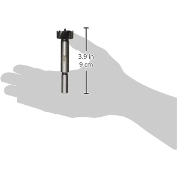 Heller Forstnerbohrer 25 mm, Holzbohrer mit präzisionsgeschliffener Zentrierspitze, Gesamtlänge 90 mm, Zylinderschaft – Bild 6