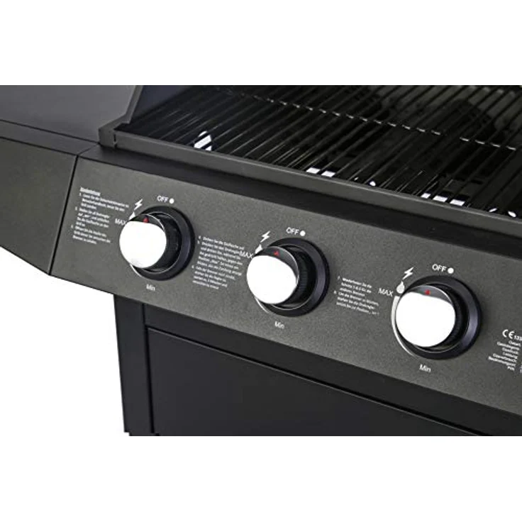 Barbecue El Fuego Gasgrill San Angelo mit 3 Brenner BBQ Grillwagen Gartengrill – Bild 6