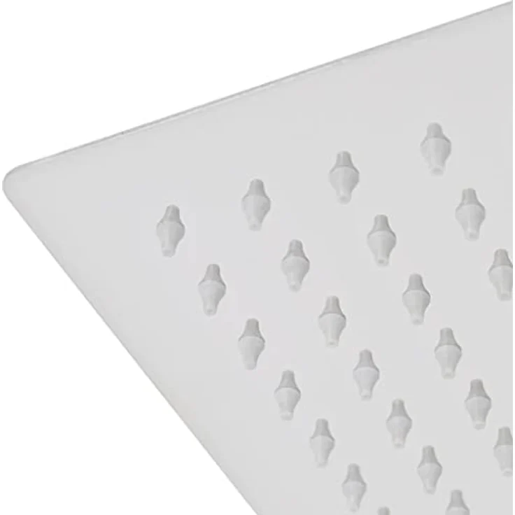 vidaXL Duschkopf Edelstahl 30x40cm Rechteck Kopfbrause Regendusche Brausekopf – Bild 5
