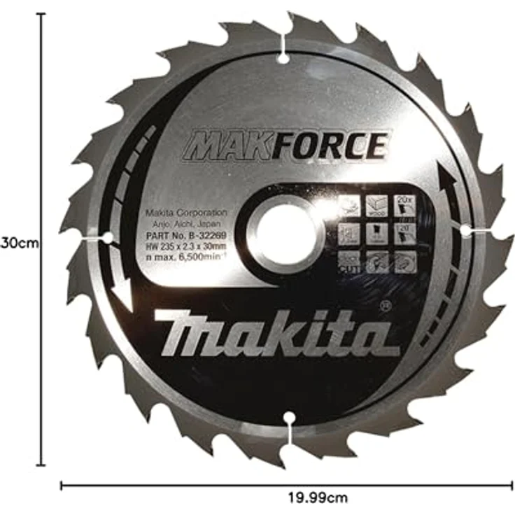 Makita B-32269 MAKFOR Saegeb. 235x30x20Z – Bild 4