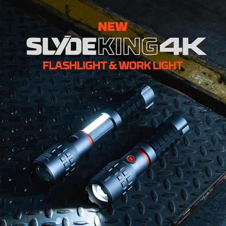 Nebo Slyde King 4K, Taschenlampe mit 4000 Lumen, IPX7 wasserfest, 35 Stunden Betriebsdauer, Aluminium-Gehäuse, sieben Lichtmodi, integrierter Magnet – Bild 5