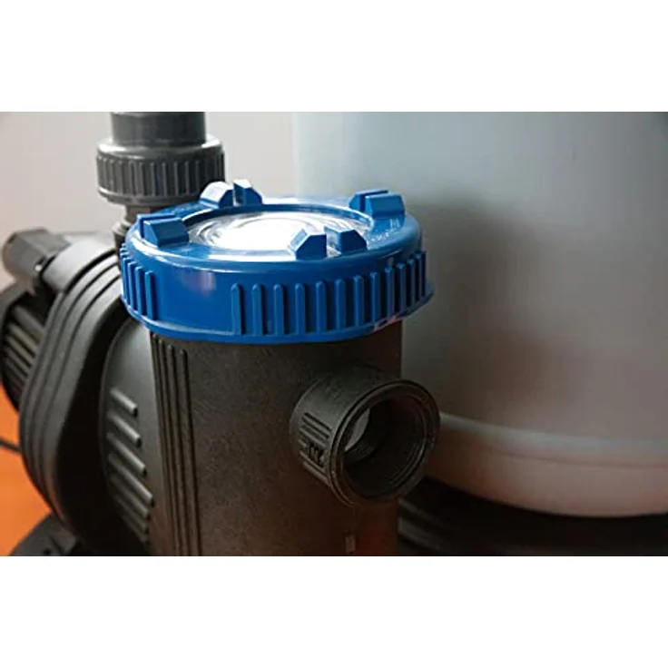 Steinbach WP 8000, Filterpumpe für Filteranlage "Compact 8", 12.000 l/h, für Pools bis 45.000 l Wasserinhalt, Kunststoff, bis 35 °C – Bild 3