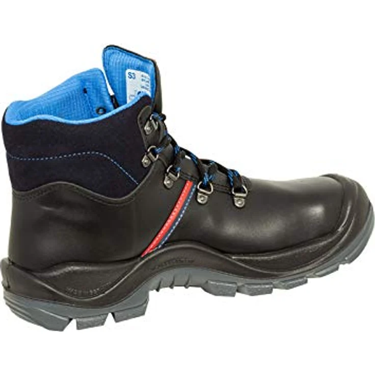"Atlas Schuhe Anatomic Bau 500 Arbeitsschuh, Stahlkappe, Öl- und säurebeständig, Weite 10, schwarz" – Bild 4
