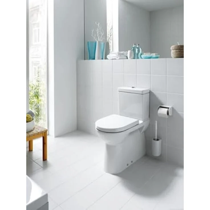 Laufen, Toilette + Bidet, Stand-WC-Kombination PRO Flachspüler, 6 l weiß – Bild 4