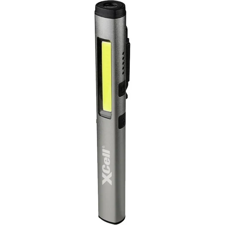 XCell LED Taschenlampe LED-Stiftleuchte MULTI, universell einsetzbar, COB-LED, Front-LED, magnetischer Clip