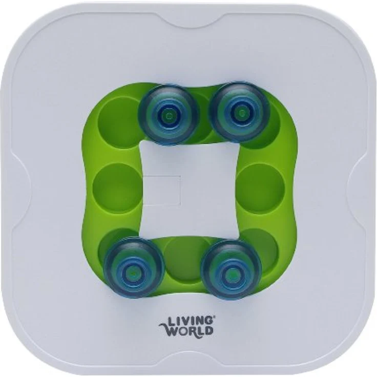 Living World Green Tier-Intelligenzspielzeug 3in1 interaktives Spielzeug, Lernspielzeug für kleine Heimtiere, 25 x 25 x 5 cm – Bild 6