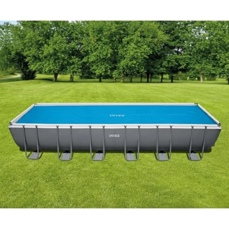 Intex Pool-Solarplane Blau 732x366 cm Polyethylen – Bild 2