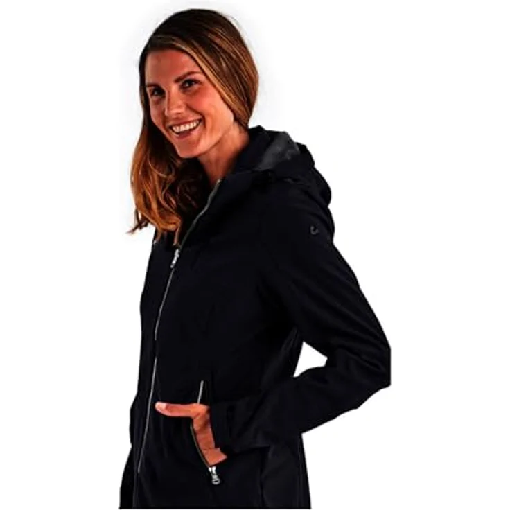 Killtec Softshelljacke Damen Softshelljacke, wasserabweisend und winddicht, schwarz – Bild 10