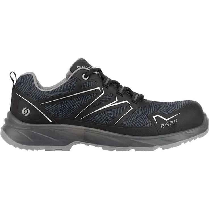 Baak Sicherheitsschuh Pat Gr.44 W.11, schwarz S3S FO LG SR ESD, Textil mit Composite-Flexkappe und Softstep+ Einlegesohle