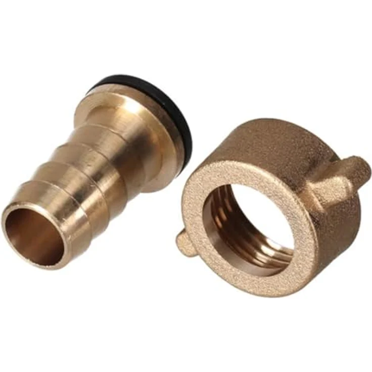 Generic Bewässerungssystem MESSING-SCHLAUCHVERSCHRAUBUNG, Innengewinde 3/4" für Schlauch 5/8", 1-tlg, 11 mm Breite, 8 mm Höhe – Bild 2