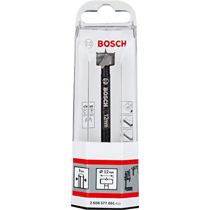 Bosch Accessories 2608577001 Forstnerbohrer 12 mm, Präzisionsbohrer mit zahnförmigem Design für splitterfreies Bohren in Holz – Bild 3