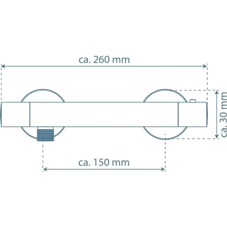 SCHÜTTE SCHÜTTE Thermostat Duscharmatur VICO – Bild 6