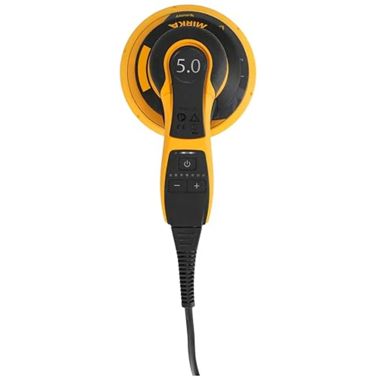 Mirka DEROS II 5650, Exzenter-Schleifer Schleifmaschine mit Absaugung, Ø 125 & 150mm Schleifteller, 5,0mm Hub, bürstenloser Motor, vibrationsarm, integrierter Bluetooth-Sensor – Bild 3