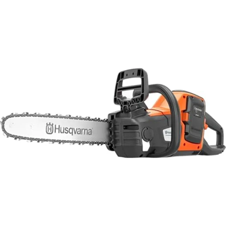 Husqvarna 230i Akku Kettensäge 36V mit 35 cm Schwert, 0,8 kW Brushless Motor, inkl. 4,0Ah Akku und Ladegerät, leicht und ergonomisch