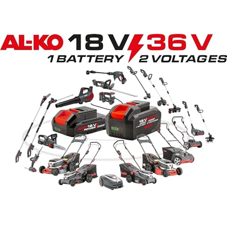 Al-Ko Akku-Mulchmäher 22.6 Li Mulch & Grow, drehbarer Handgriff, 3-fach Schnitthöhenverstellung, 18 V/36 V Akku-System – Bild 8