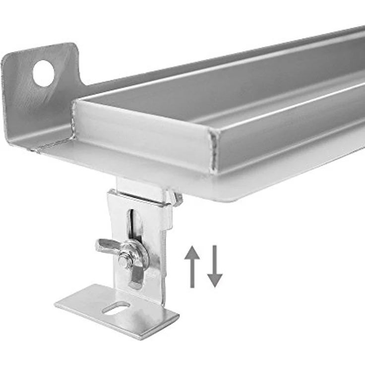 Elbe Duschrinne 90cm Extra Flach, Bodenablauf mit 304 Edelstahl Glasabdeckung, komplettes Haarsieb und Siphon mit Geruchsstop (2 in 1) – Bild 5
