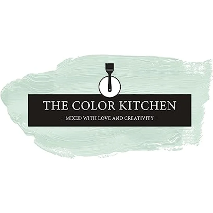 A.S. Création The Color Kitchen Wand- und Deckenfarbe Grün "Perky Peppermint", matte Innenfarbe, 5 l, scheuerbeständig, lösungsmittelfrei, intensive Farbkraft – Bild 1