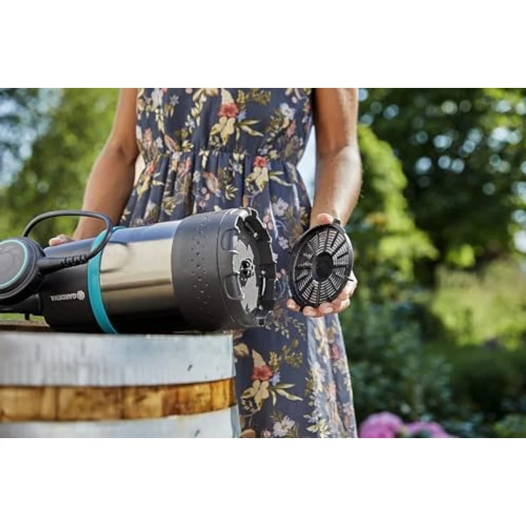 Gardena Regenfasspumpe Gardena 4700/2 inox 1764-20, 550 W Tiefbrunnenpumpe – Bild 6
