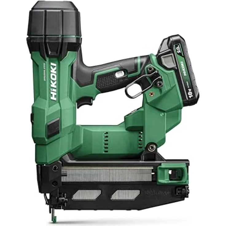 HiKOKI NT1865DSA Akku-Nagler, 18V Stiftnagler mit Luftfeder-Antriebssystem und LED-Beleuchtung