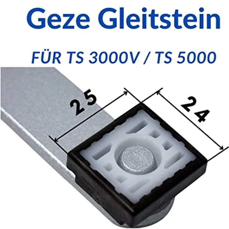 Geze Ersatzgleitstein zu Gleitschiene TS3000/5000/Boxer – Bild 5