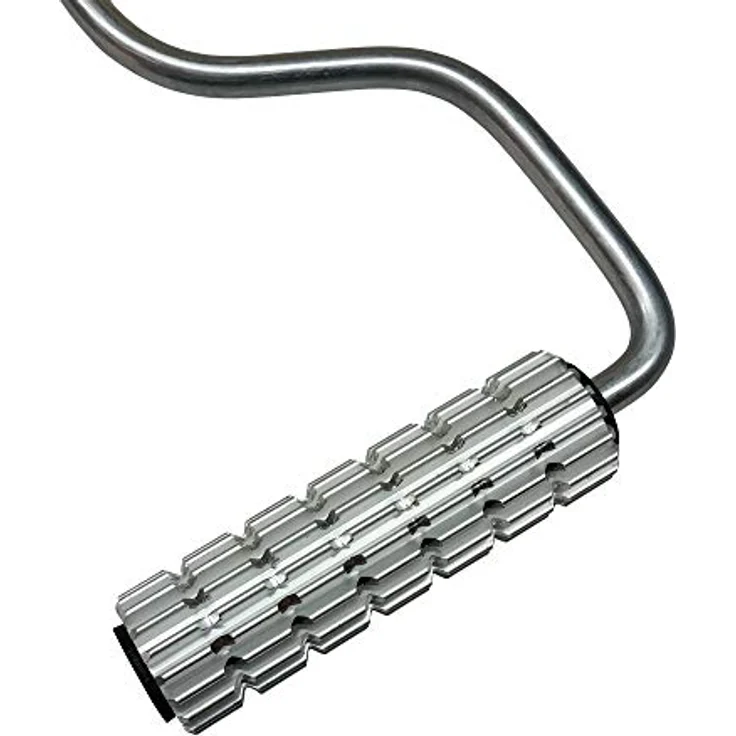 DD Composite Entlüftungsroller Langrillen V-Kerben 45x140mm, Aluminiumprofil für faserverstärkte Nasslaminate – Bild 3