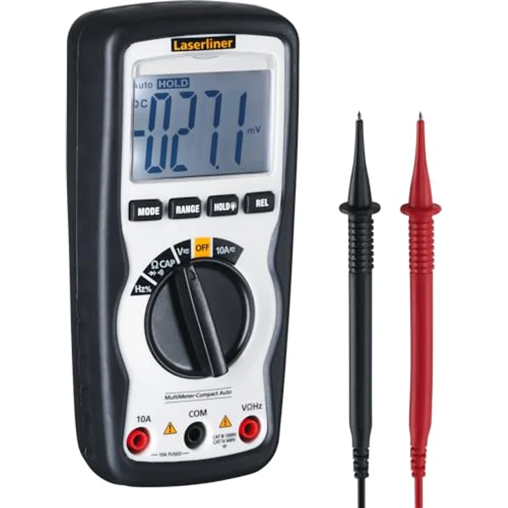 LASERLINER MultiMeter-Compact Hand-Multimeter, nachhaltige Konstruktion, automatische Bereichsumschaltung – Bild 2