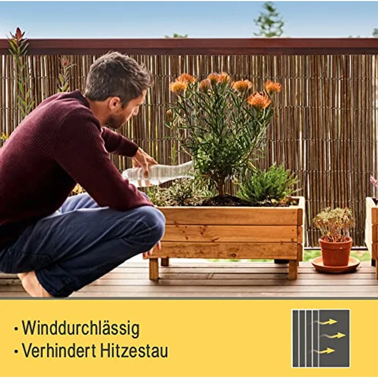 Sol Royal Sichtschutzmatte Weide SolVision W79 100cm, 300cm – Bild 4