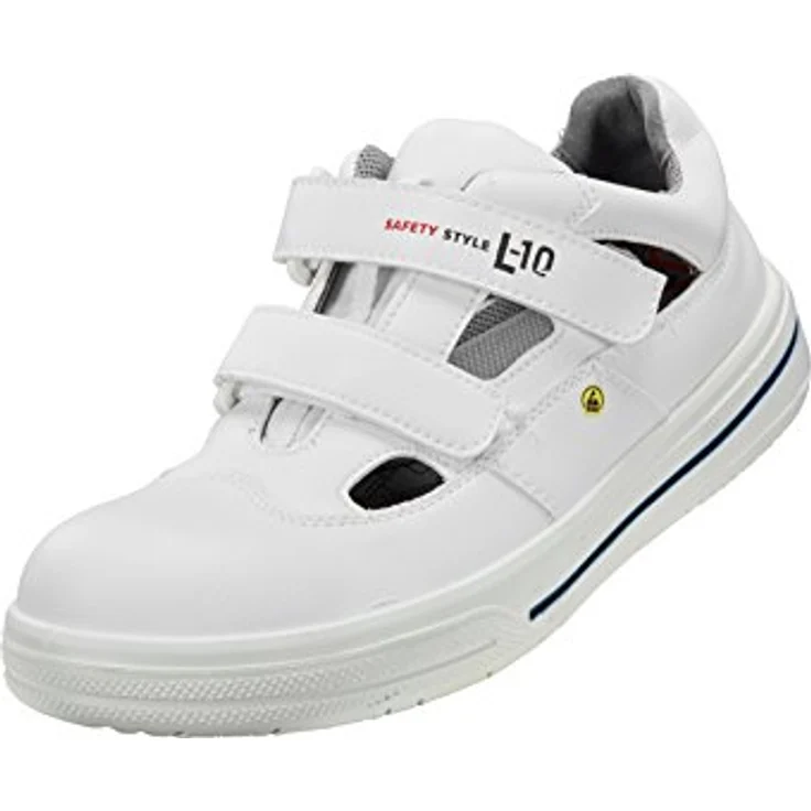 ELTEN PURE Easy ESD S1, Sicherheitsschuh aus Mikrofaser mit atmungsaktivem Textilfutter und Stahlkappe, grau – Bild 1
