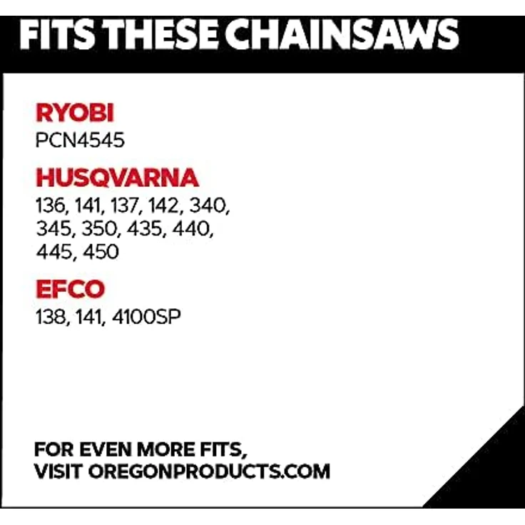Oregon SpeedCut Sägekette passend für 45cm Dolmar, Gardol, Jonsered, Husqvarna, Lux, McCulloch Motorsägen, 72 Treibglieder – Bild 3