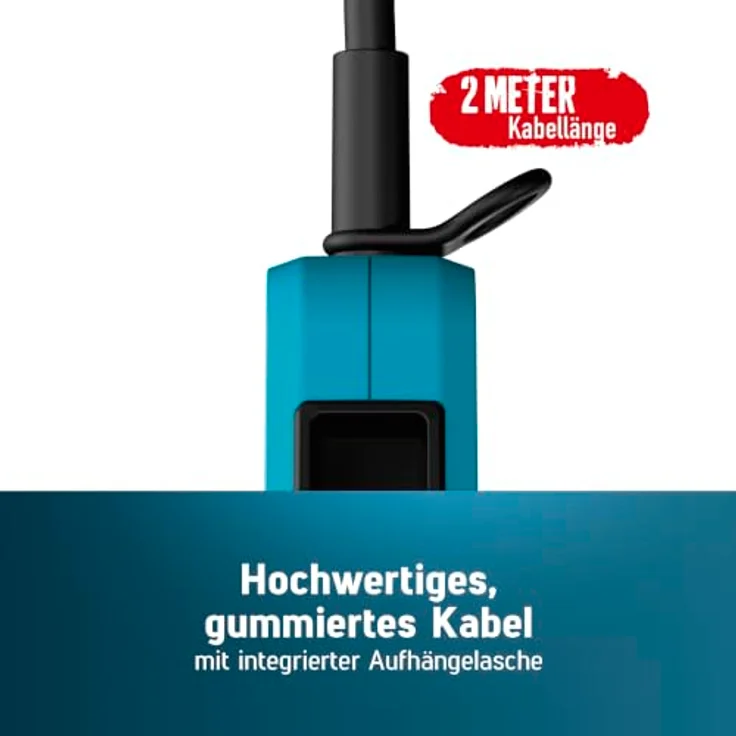 NOVUS TOOLS Heißluftpistole H-200, 50-600°C, 2 kW, mit Mikanitheizung und 2-stufiger Luftmengenregelung – Bild 4
