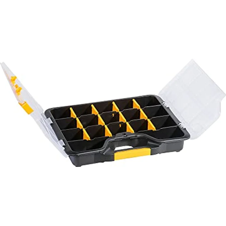 Allit 457430 EuroPlus Basic >S<47-7-36,schw Sortimentskasten, Sortierkasten, Schwarz, Gelb, transparent, 1 Stück – Bild 2