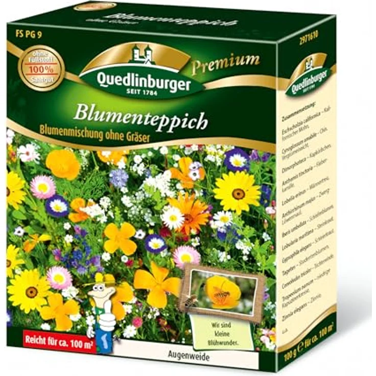 QUEDLINBURGER Blumenteppich Augenweide ohne Gräser – Bild 2