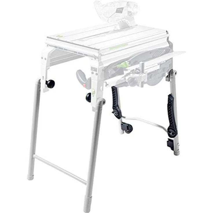 Festool Klappbeine CS 50 KB, Klappbeine für Kreissägen mit zwei Arbeitshöhen und vormontierten Rädern, schwarz – Bild 4