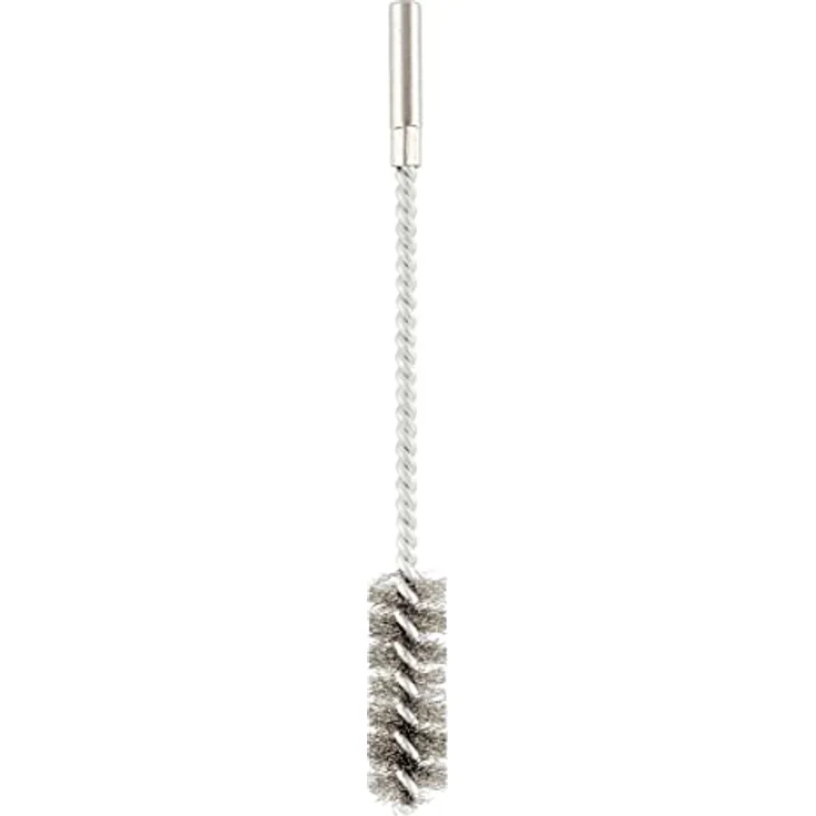 kwb Runddraht-Bürste / Zylinderbürste fein, gewellt, Stahldraht, Ø 20 mm für Metall und Stein, Drahtbürste für Bohr-Maschine inkl. 8 mm Rundschaft, Rohrbürste f. Kessel / Heizung – Bild 1
