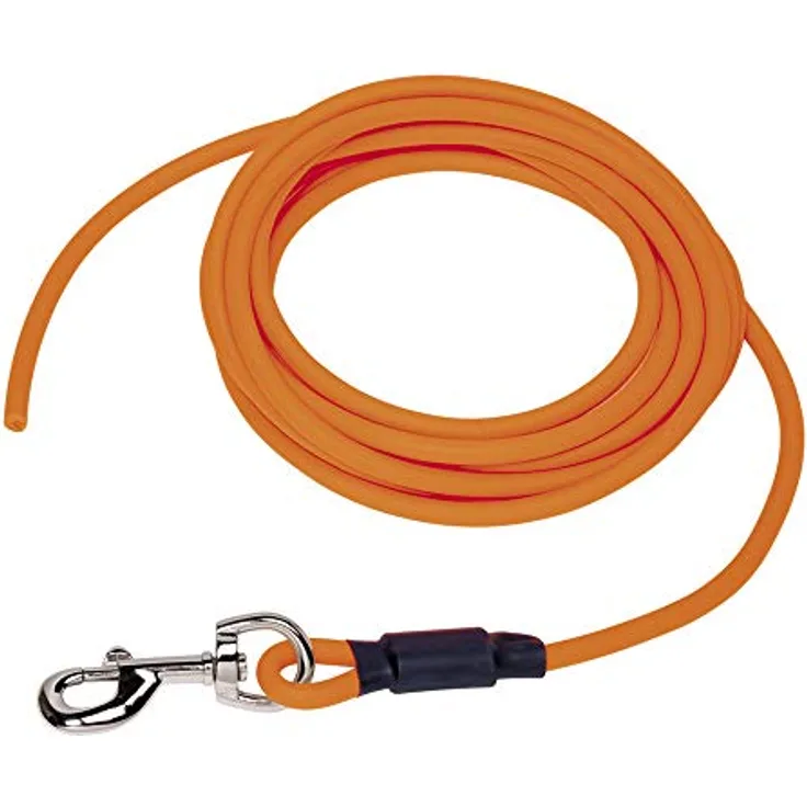 Nobby Schleppleine Cover rund, neon orange L: 5 m, Ø 8 mm, 1 Stück