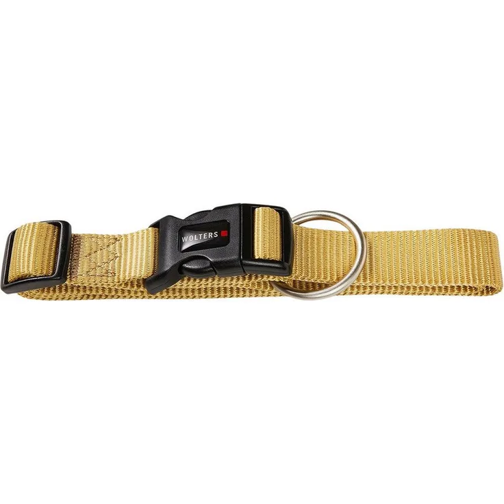Wolters Hunde-Halsband Professional, verstellbar, aus robustem Nylon, curry gelb