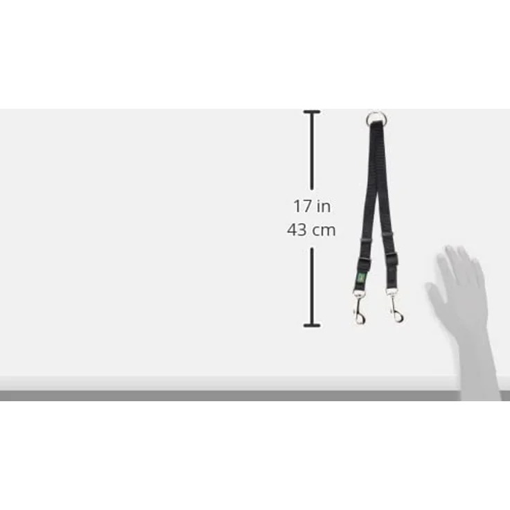 Hunter Koppel schwarz M > 40-63 cm > 20 mm breit – Bild 2