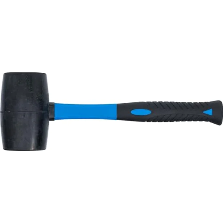 BGS 1963 | Gummihammer mit Fiberglasstiel | schwarzer Kopf | Ø 76 mm | 1200 g – Bild 6