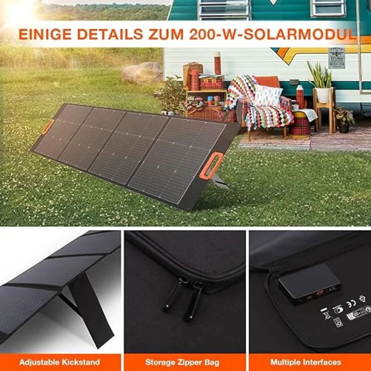 Yard Force Solarpanel 18V, effizientes Solarmodul zum Laden von Stromstationen – Bild 9