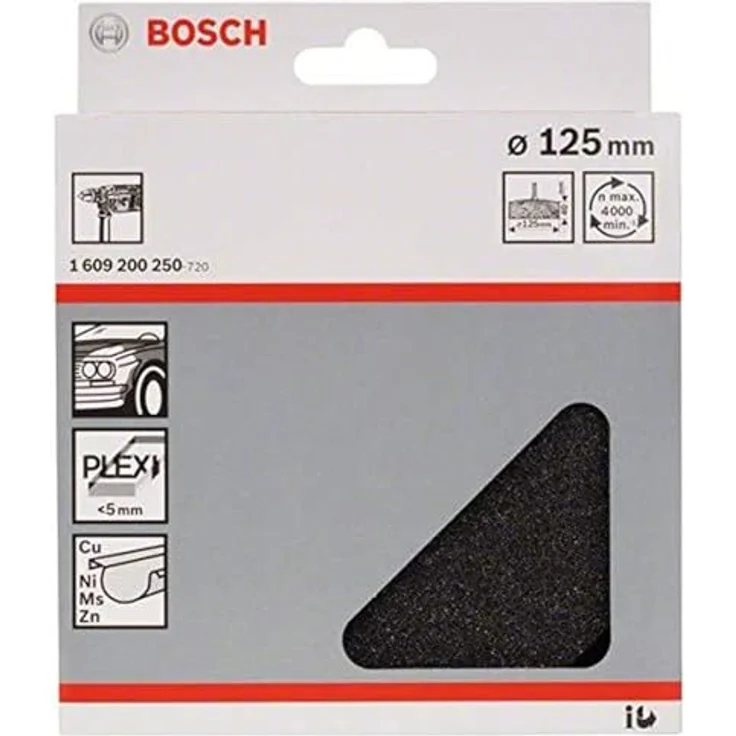 Bosch Professional Polierschwamm 125mm, 1 Stk. - Preisvergleich – Bild 4