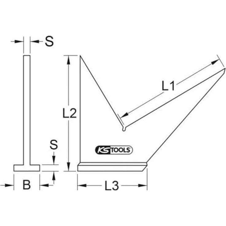 KS Tools 300.0279 Anschlagwinkel, 1000mm – Bild 4