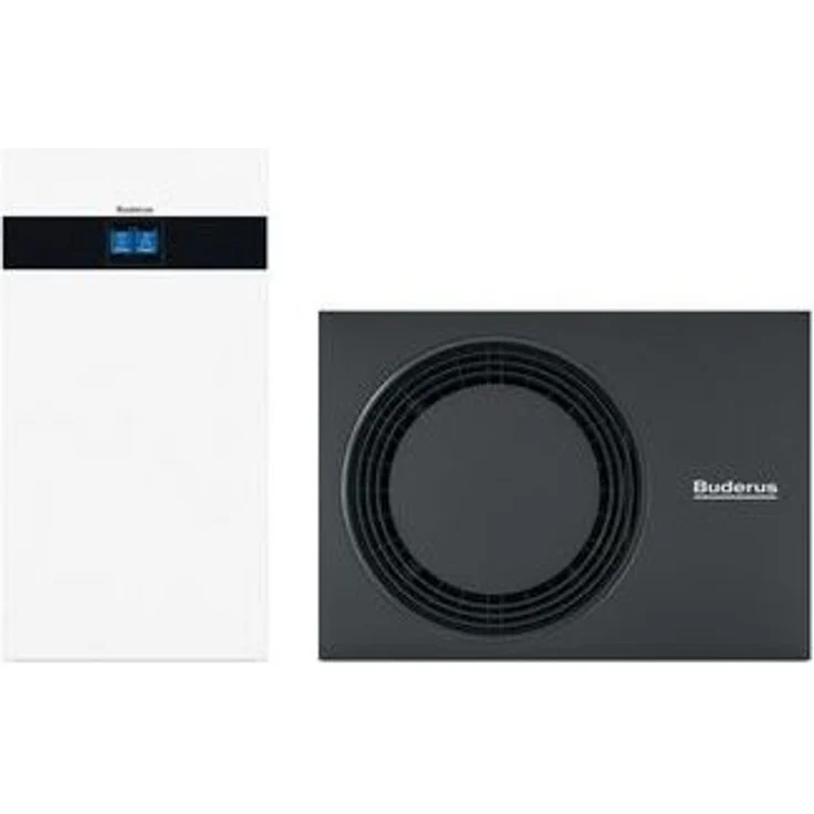 Buderus Logaplus Wärmepumpe WLW176i-5 AR TP70, effiziente Monoblock-Heizung mit 70 l Pufferspeicher und R290-Kältemittel, Version 7739622566