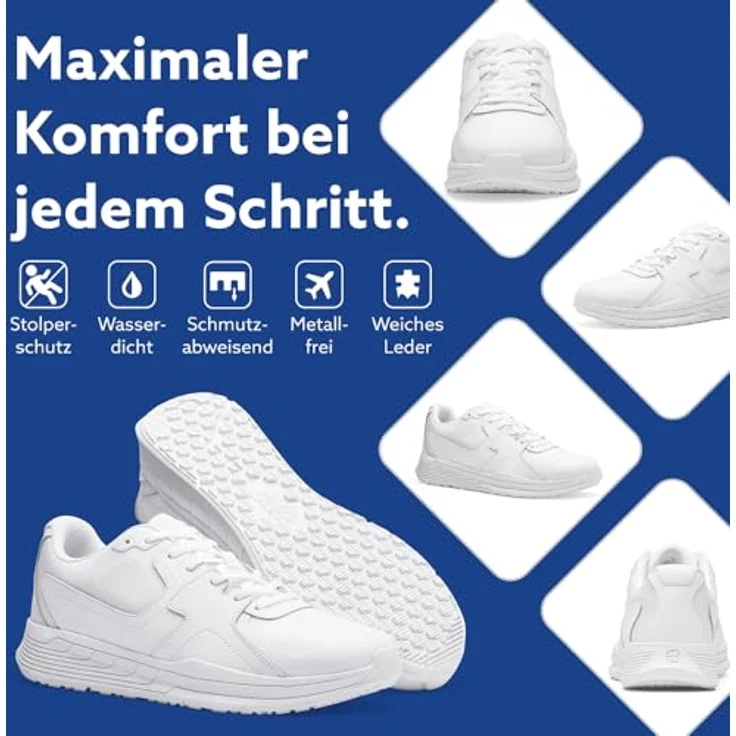 Shoes For Crews CONDOR II OB E SR weiß Sicherheitsschuh wasserabweisend, metallfrei – Bild 6