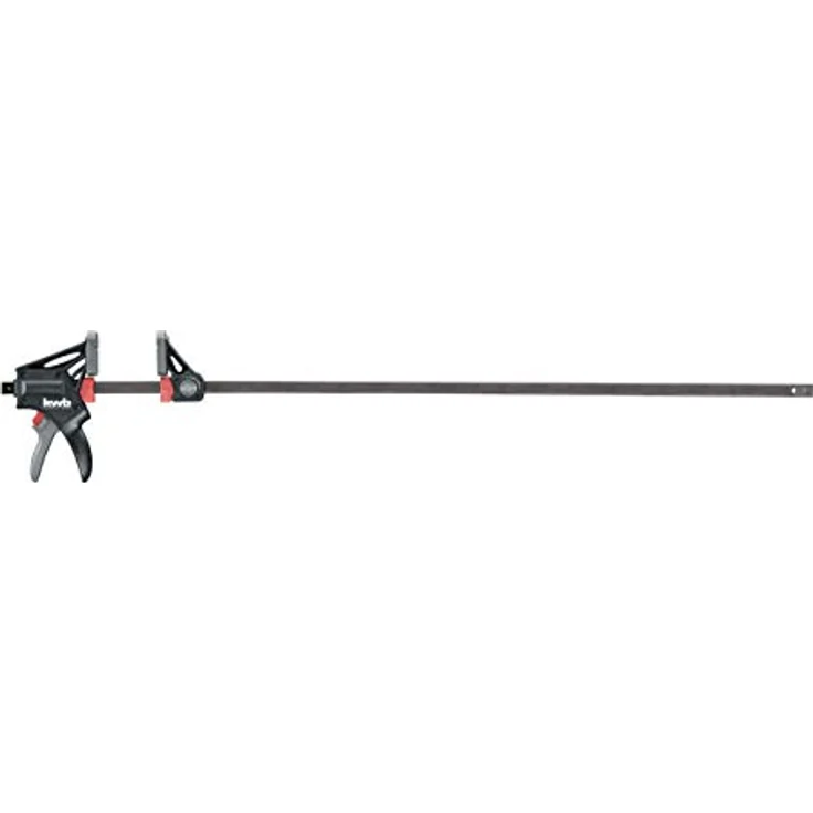 kwb Einhand-Zwinge Spann- und Spreiz-Zwinge, Spannweite 600 mm, Spanntiefe 85 mm, zum Halten, Klemmen, Verleimen u. Spreizen – Bild 1